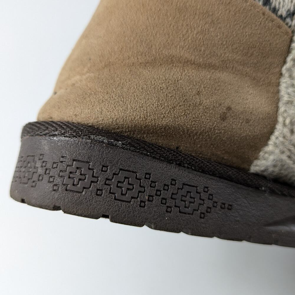 Muk Luks Womens Size 9 Slipper Boots Cozy Essentials Reliable Milwaukee Faux Fur - Picture 8 of 15